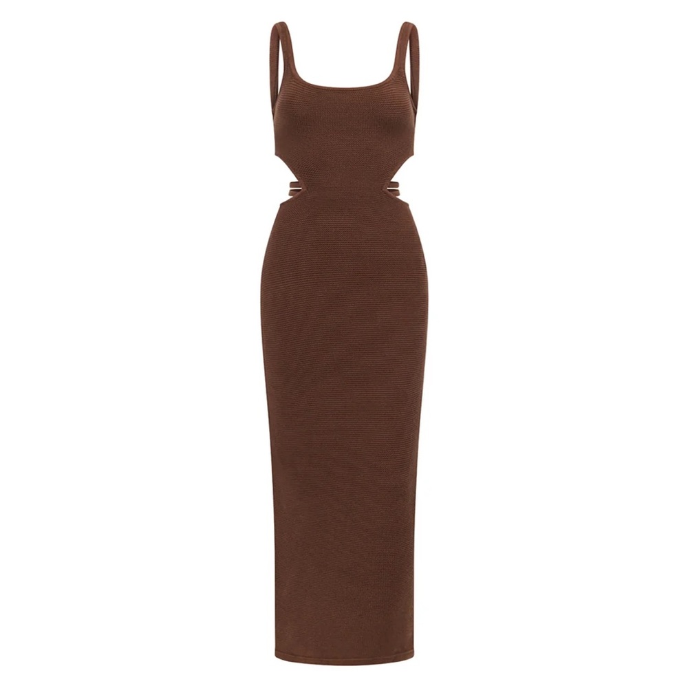 SABO SKIRT London Knit Dress in Chocolate